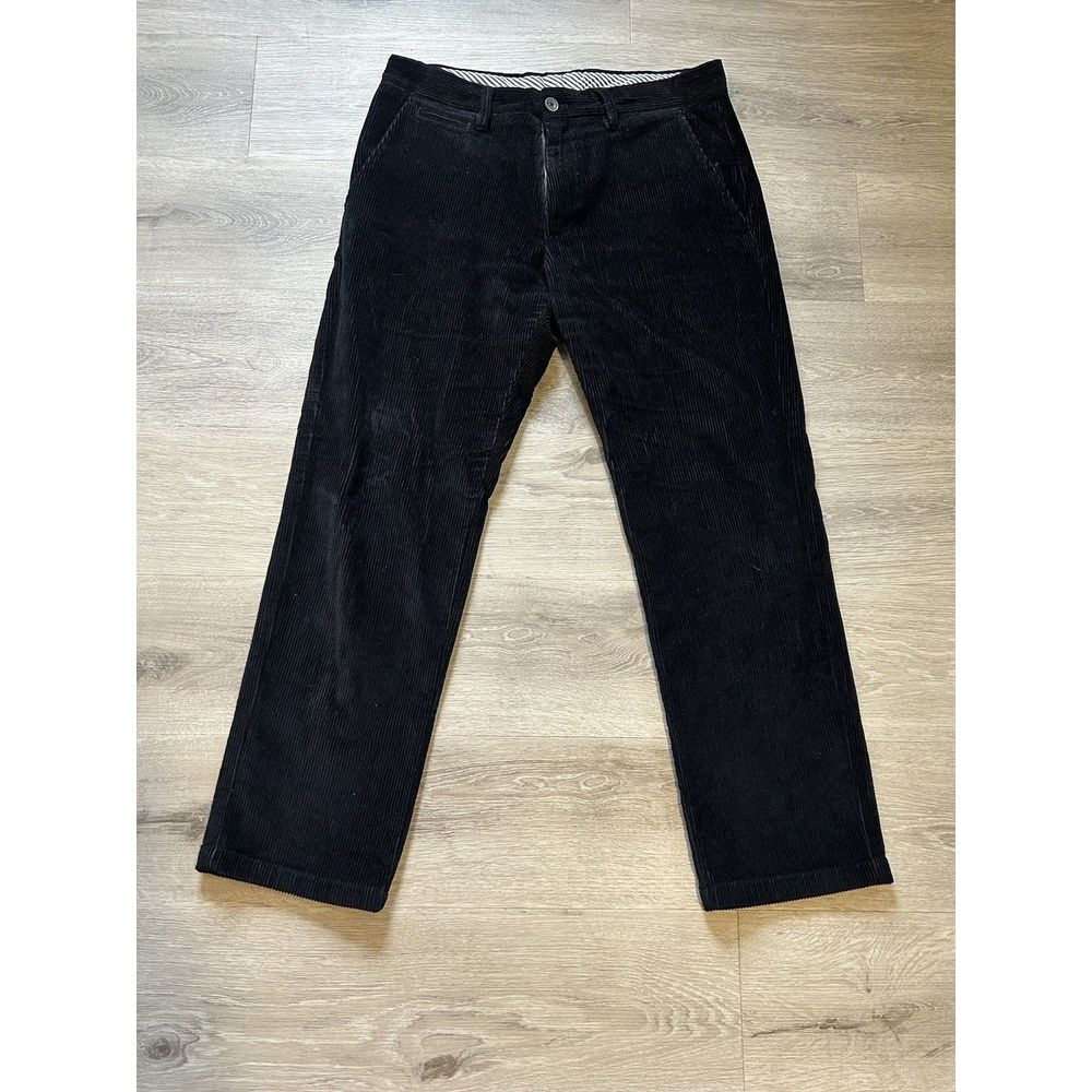 JOSEPH ABBOUD CORDUROY  Wide Whale Pants‎ Men's 34 x 30 Midnight Blue
